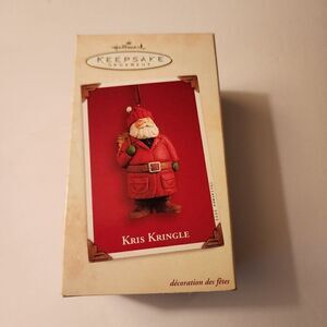 Hallmark Keepsake Ornament  Kris Kringle 2003